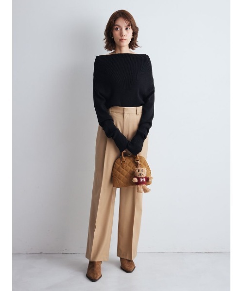 Mila Owen（ミラオーウェン）の「センタープレスパンツ（その他パンツ・レディース・グレー/キャメル/ブラック・00/0/1）」の17枚目の写真