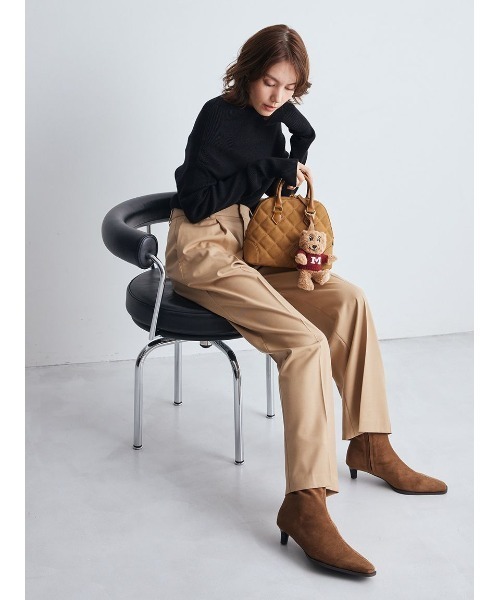 Mila Owen（ミラオーウェン）の「センタープレスパンツ（その他パンツ・レディース・グレー/キャメル/ブラック・00/0/1）」の18枚目の写真