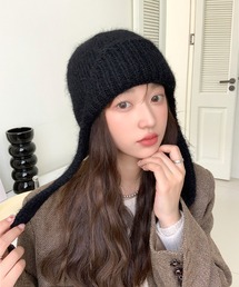 lulufa（ルルファ）の「2WAYイヤーニットキャップ ニット帽 /パイロット 韓国 ビーニー 冬（ニットキャップ/ビーニー）」