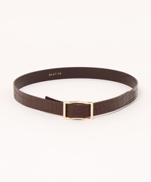 qualite（カリテ）の「クロコダイルフリーサイズベルト/シルバー/ゴールド（ベルト）」