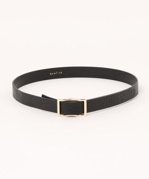 qualite(カリテ)の「クロコダイルフリーサイズベルト/シルバー/ゴールド(ベルト・レディース・ブラック/ブラウン/ブラック系その他・フリー)」の20枚目の写真