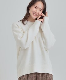 SHOO・LA・RUE | 【洗濯機可/S-LL】選べる8色で色違いも欲しくなる ふんわりゆるニット(ニット/セーター)