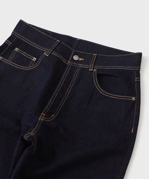WOKE EDGE(ウォークエッジ)の「WOKE EDGE / ウォークエッジ CANDY WEAVE DENIM(デニムパンツ・メンズ・オレンジ・MEDIUM/LARGE)」の3枚目の写真