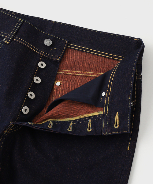 WOKE EDGE(ウォークエッジ)の「WOKE EDGE / ウォークエッジ CANDY WEAVE DENIM(デニムパンツ・メンズ・オレンジ・MEDIUM/LARGE)」の5枚目の写真