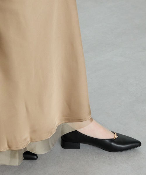 ORiental TRaffic(オリエンタルトラフィック)の「\ WEB限定 / ライン メタル パーツ シンプル ポインテッドトゥ パンプス /55304(パンプス・レディース・ブラック/ブラウン/レッド・34/35/36/37/38/39/40/41/42)」の10枚目の写真