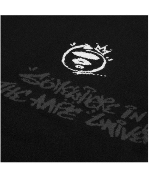 AAPE BY A BATHING APE（エーエイプバイアベイシングエイプ）の「AAPE BASIC KNIT（ニット/セーター・メンズ・アイボリー/ブラック/グリーン・SMALL/MEDIUM/LARGE/X-LARGE）」の9枚目の写真