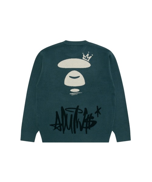 AAPE BY A BATHING APE（エーエイプバイアベイシングエイプ）の「AAPE BASIC KNIT（ニット/セーター・メンズ・アイボリー/ブラック/グリーン・SMALL/MEDIUM/LARGE/X-LARGE）」の12枚目の写真