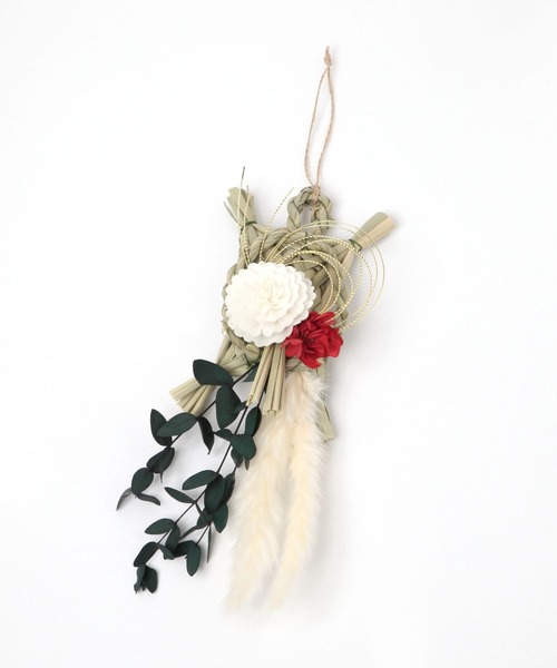 27.しめ縄 セール】ドライフラワーしめ縄（インテリア雑貨）｜studio CLIP