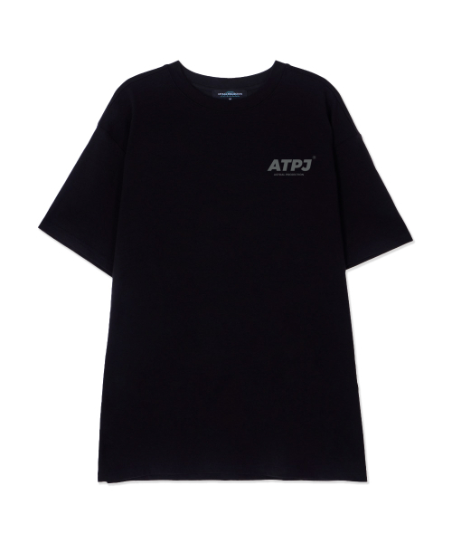 ASTRAL PROJECTION(アストラルプロジェクション)の「シンプルレタリングロゴスーピマコットンラウンドネック半袖Tシャツ_ブラック(Tシャツ/カットソー・メンズ・その他・X-LARGE/MEDIUM/LARGE)」の2枚目の写真