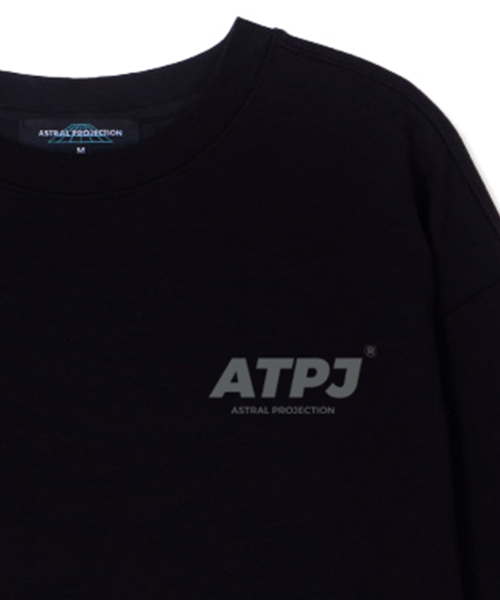ASTRAL PROJECTION(アストラルプロジェクション)の「シンプルレタリングロゴスーピマコットンラウンドネック半袖Tシャツ_ブラック(Tシャツ/カットソー・メンズ・その他・X-LARGE/MEDIUM/LARGE)」の3枚目の写真