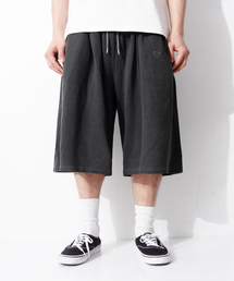 LB Washed Wide Bermuda Sweat Shorts (Charcoal)
