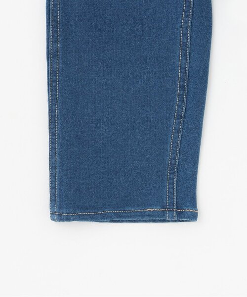 sense of wonder（センスオブワンダー）の「ニットデニムサロペット（サロペット/オーバーオール・キッズ・ネイビー・110-120cm/100-110cm）」の7枚目の写真