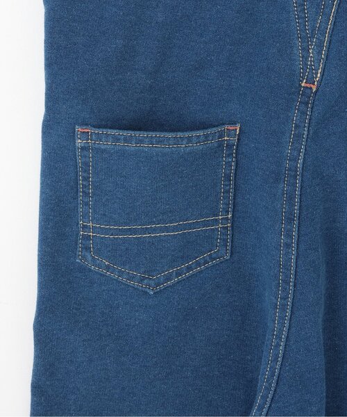 sense of wonder（センスオブワンダー）の「ニットデニムサロペット（サロペット/オーバーオール・キッズ・ネイビー・110-120cm/100-110cm）」の9枚目の写真