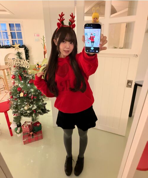 DURTの「I LOVE HOODIE (RED)(パーカー・レディース・その他・LARGE/MEDIUM/SMALL/X-LARGE)」の6枚目の写真