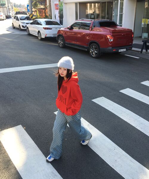 DURTの「I LOVE HOODIE (RED)(パーカー・レディース・その他・LARGE/MEDIUM/SMALL/X-LARGE)」の7枚目の写真
