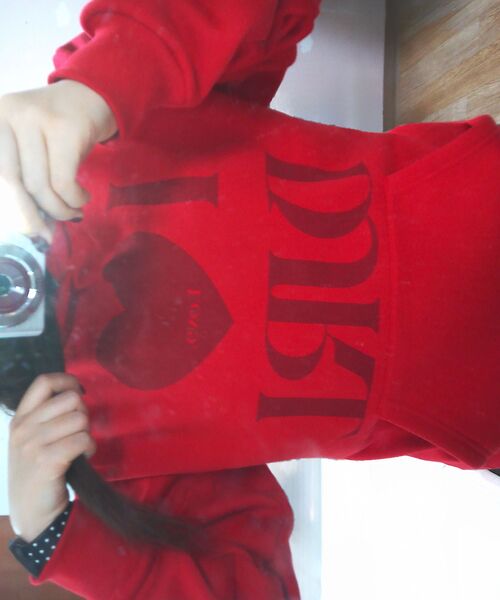 DURTの「I LOVE HOODIE (RED)(パーカー・レディース・その他・LARGE/MEDIUM/SMALL/X-LARGE)」の8枚目の写真