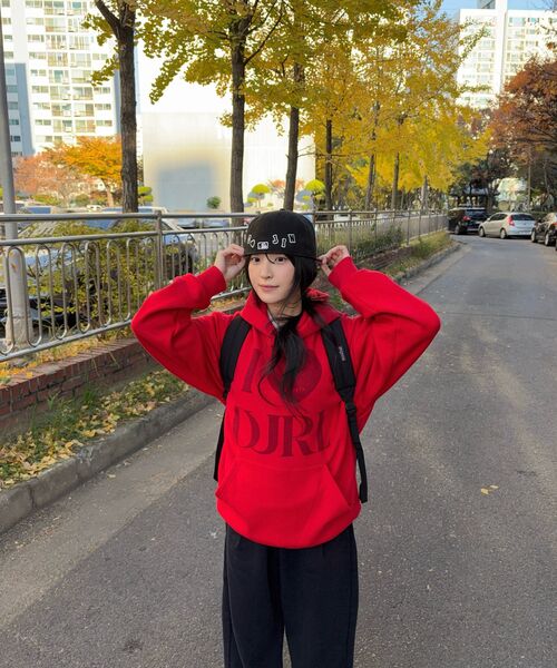 DURTの「I LOVE HOODIE (RED)(パーカー・レディース・その他・LARGE/MEDIUM/SMALL/X-LARGE)」の9枚目の写真