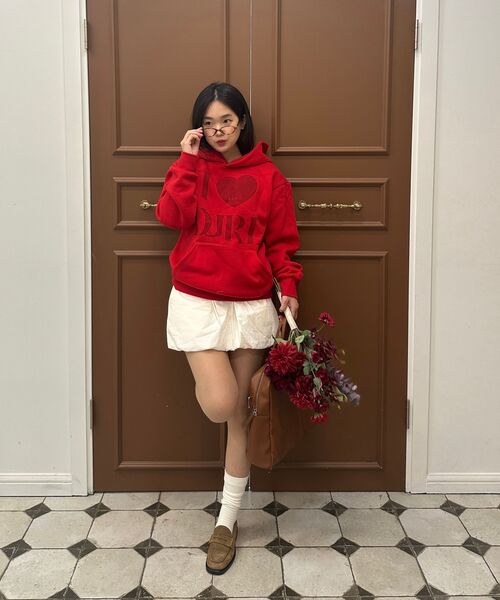 DURTの「I LOVE HOODIE (RED)(パーカー・レディース・その他・LARGE/MEDIUM/SMALL/X-LARGE)」の14枚目の写真