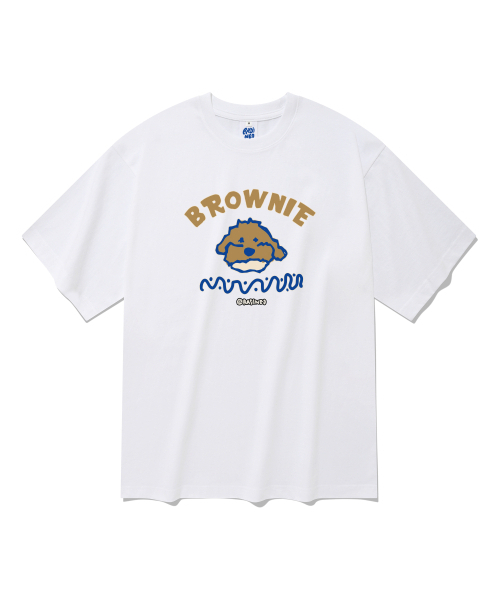 RADINEO(ラディネオ)の「20番手ブラウニーハーフ袖Tシャツホワイト(Tシャツ/カットソー・メンズ・その他・LARGE/X-LARGE/MEDIUM)」の1枚目の写真