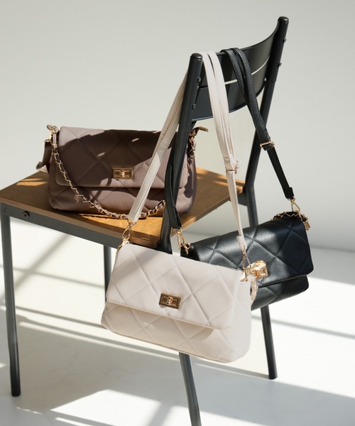 キルティングフラップ2WAYバッグ（ショルダーバッグ）｜VIVIAN