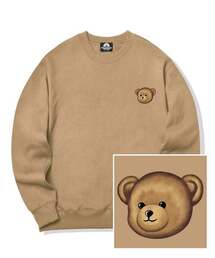 TRIPSHION（トリップション）の「SMALL BEAR LOGO Crew Neck - Beige（スウェット）」