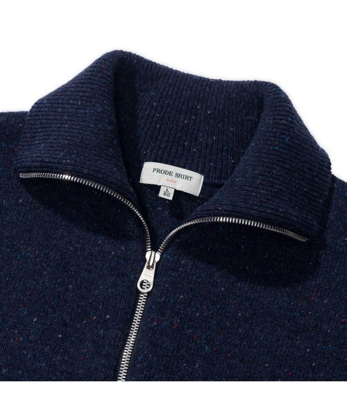 PRODESHIRT(プロデシャツ)の「アイリッシュドネガル 半ジップニット (ミッドナイト)(ニット/セーター・メンズ・その他・LARGE/MEDIUM/X-LARGE)」の5枚目の写真