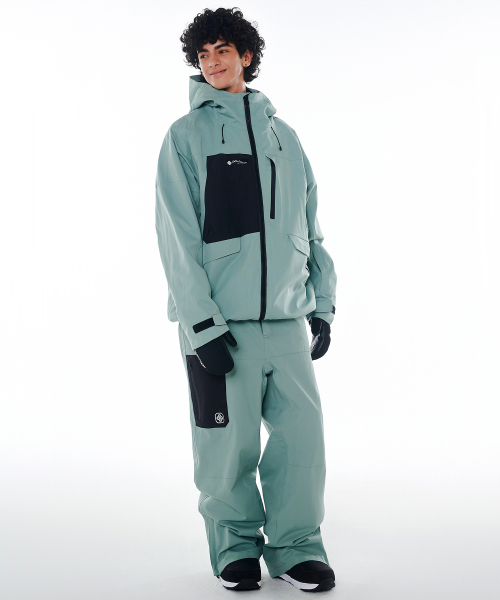 DOLL OUTERWEAR(ドラ アウターウェア)の「2425 クラーロジャケット&パンツ ボードウェアセット グリーン 男女共用(セットアップ・レディース・その他・SMALL/MEDIUM/X-LARGE/X-SMALL/LARGE)」の1枚目の写真