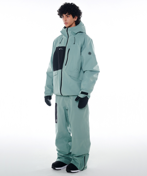 DOLL OUTERWEAR(ドラ アウターウェア)の「2425 クラーロジャケット&パンツ ボードウェアセット グリーン 男女共用(セットアップ・レディース・その他・SMALL/MEDIUM/X-LARGE/X-SMALL/LARGE)」の6枚目の写真