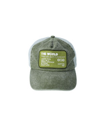 THEWARLD（ザワールド）の「TRUCKER PATCH CAP WASHED GREEN（キャップ）」