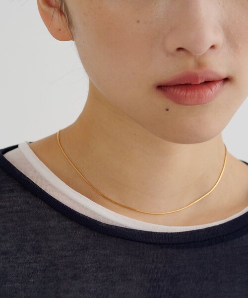 Whim Gazette(ウィムガゼット)の「【Hoaw.】ショートチェーンネックレス(ネックレス・レディース・シルバー系その他4/ゴールド系その他6・FREE)」の2枚目の写真