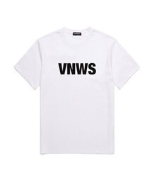 VNWSロゴ半袖Tシャツ (VS0007) ホワイト_ブラック