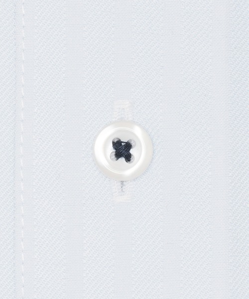 TOKYO SHIRTS(トウキョウシャツ)の「【吸水速乾】【COFREX】形態安定ノンアイロン ワイド 長袖ビジネスワイシャツ(大きいサイズ・長いサイズ)(ビジネスシャツ・メンズ・サックスブルー・首回り39cm-裄丈88cm/首回り41cm-裄丈90cm/首回り42cm-裄丈90cm/首回り43cm-裄丈90cm/首回り45cm-裄丈82cm/首回り45cm-裄丈86cm/首回り45cm-裄丈90cm/首回り47cm-裄丈86cm/首回り47cm-裄丈90cm)」の4枚目の写真