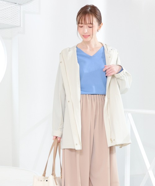 GLACIER lusso(グラシアルッソ)の「【ECOVERO】Vネックニット(ニット/セーター・レディース・ラベンダー/イエロー/ブルー/アイボリー・L/LL/M/S)」の12枚目の写真