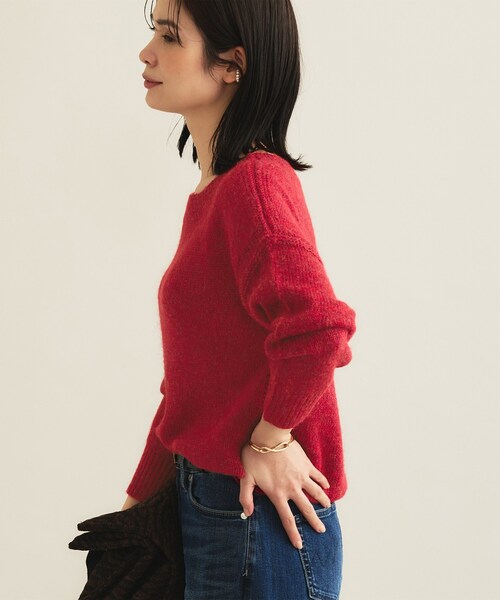 INDIVI(インディヴィ)の「【大人ラメ】パフスリーブ ヘアリーニット(ニット/セーター・レディース・サックスブルー系3/ベージュ系その他7/ワイン系5・38/13/05/15 )」の13枚目の写真
