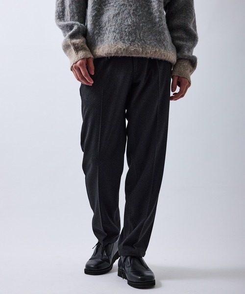 le cercle ADAM ET ROPE'(ルセルクルアダムエロペ)の「メランジワンタックトラウザー(その他パンツ・メンズ・ブラック/グレー/ベージュ・LL/M/L/S)」の12枚目の写真