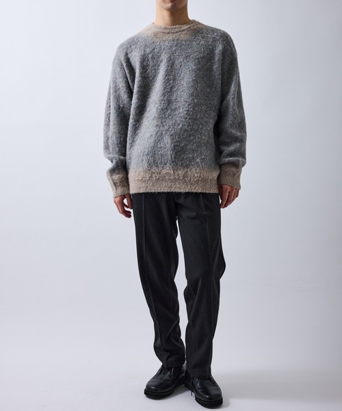 le cercle ADAM ET ROPE'(ルセルクルアダムエロペ)の「メランジワンタックトラウザー(その他パンツ・メンズ・ブラック/グレー/ベージュ・LL/M/L/S)」の7枚目の写真