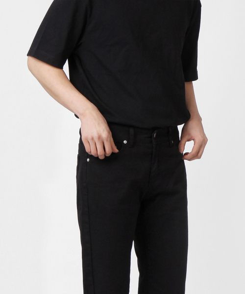THESTORI(ザ・ストリ)の「レギュラーフィットクロップパンツ(ブラック)(デニムパンツ・メンズ・その他・1(M)/2(L)/3(XL))」の5枚目の写真