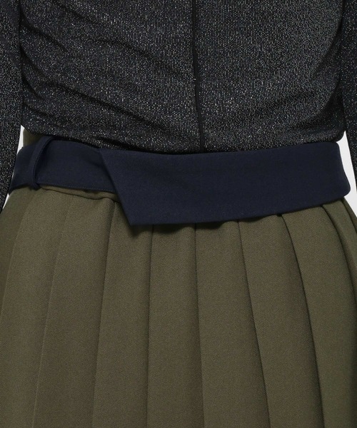 HARE（ハレ）の「ハイショクプリーツスカート(HARE)（スカート・レディース・ブラック/カーキ・FREE）」の14枚目の写真