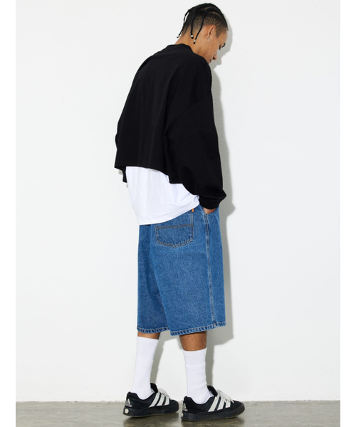 PHILIPPAKER(フィリップペイカー)の「ブルーベースバミューダワイドデニムショートパンツディープブルー(その他パンツ・メンズ・その他・MEDIUM/LARGE/X-LARGE)」の12枚目の写真