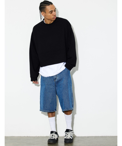 PHILIPPAKER(フィリップペイカー)の「ブルーベースバミューダワイドデニムショートパンツディープブルー(その他パンツ・メンズ・その他・MEDIUM/LARGE/X-LARGE)」の19枚目の写真