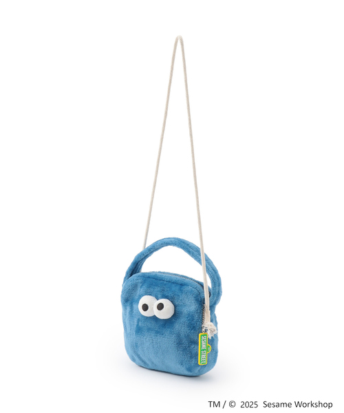 petit main(プティマイン)の「【SESAME STREET】フェイスバッグ(ショルダーバッグ・キッズ・ブルー系その他2/レッド・F)」の5枚目の写真