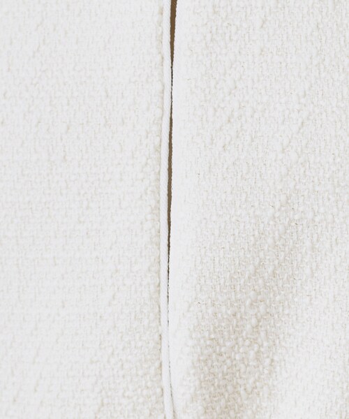 couture brooch（クチュールブローチ）の「【ハレの日・通勤】カルゼスラブツイードジャケット（ノーカラージャケット・レディース・アイボリー/ブルー系その他・36/42/38/40）」の13枚目の写真