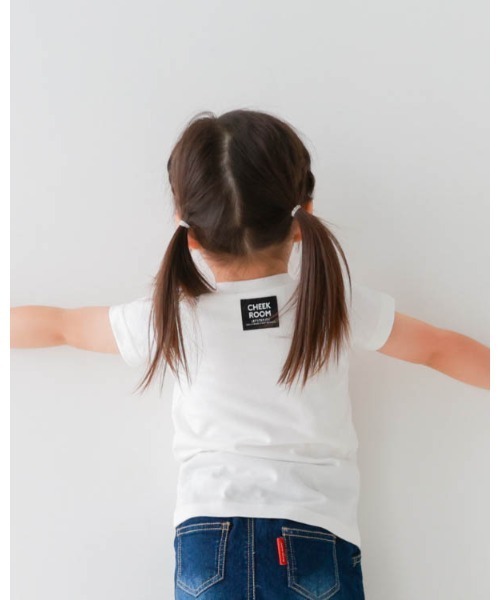 CHEEK ROOM(チークルーム)の「CHEEK ROOM/チークルーム スパンコールたこ焼きTシャツ(Tシャツ/カットソー・キッズ・オフホワイト/イエロー/ピンク・130cm/100cm/120cm/110cm/90cm/80cm)」の6枚目の写真