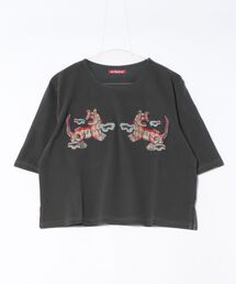 チャイハネ | 【チャイハネ】ラオリャン刺繍Tシャツ(Tシャツ/カットソー)