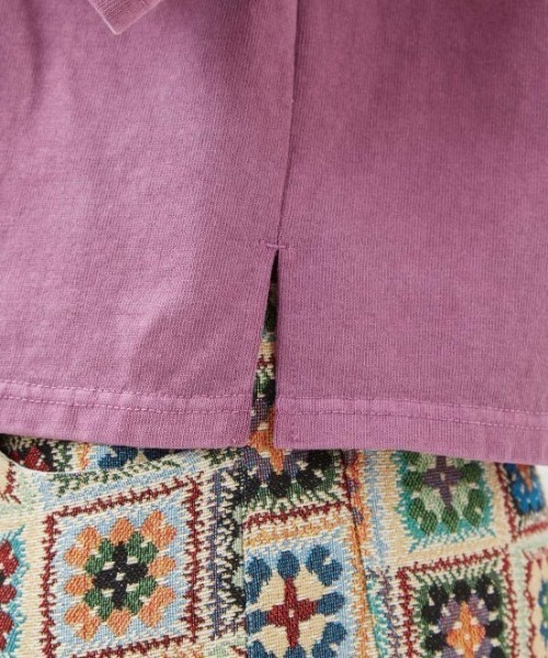 チャイハネ(チャイハネ)の「【チャイハネ】ラオリャン刺繍Tシャツ(Tシャツ/カットソー・レディース・ホワイト/ブラック/パープル・FREE)」の10枚目の写真