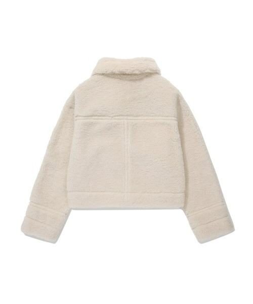 COVERNAT(カバーナット)の「WOMEN'S CROP REVERSIBLE MUSTANG(ムートンコート・レディース・ブラウン・SMALL/MEDIUM)」の12枚目の写真