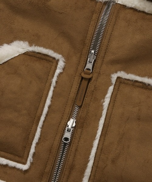 COVERNAT(カバーナット)の「WOMEN'S CROP REVERSIBLE MUSTANG(ムートンコート・レディース・ブラウン・SMALL/MEDIUM)」の15枚目の写真