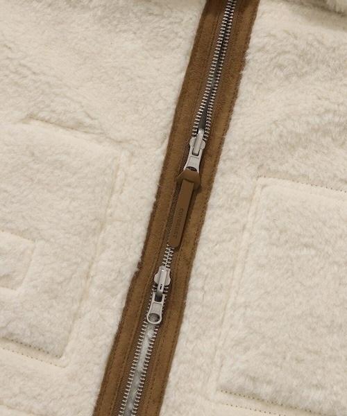 COVERNAT(カバーナット)の「WOMEN'S CROP REVERSIBLE MUSTANG(ムートンコート・レディース・ブラウン・SMALL/MEDIUM)」の16枚目の写真