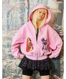 【little sunny bite Disney collection】lady & tramp zip hoodie