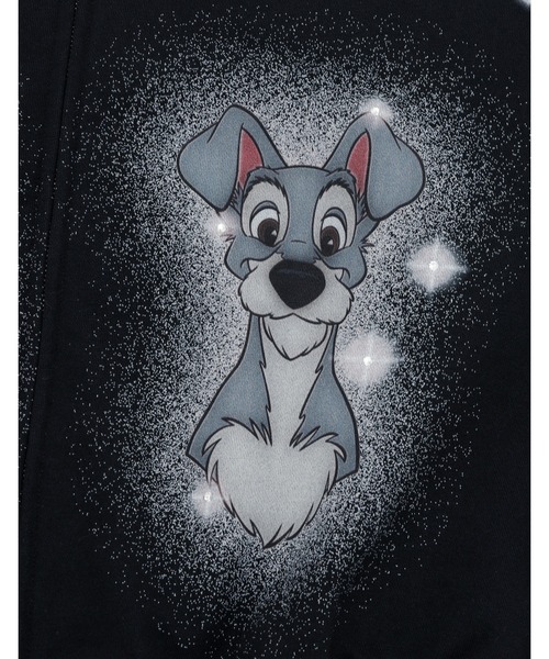Mag.(マグ)の「【little sunny bite Disney collection】lady & tramp zip hoodie(パーカー・レディース・ピンク/ブラック/ホワイト・MEDIUM/SMALL)」の20枚目の写真